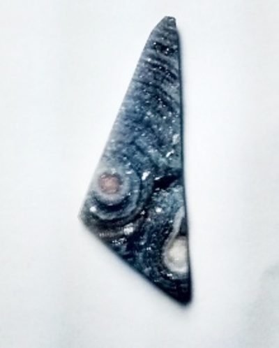 Stones from Uruguay - Chalcedony Druzy Scalene Triangle for Jewelries(35mm)
