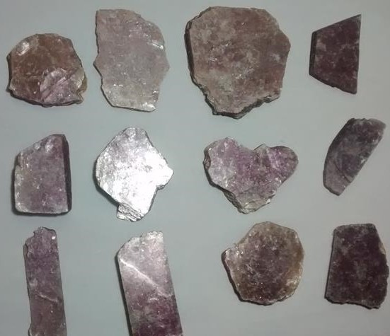 Stones from Uruguay - Lepidolite Natural Slices