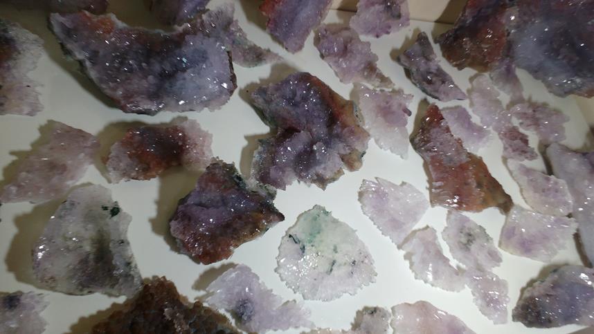 Stones from Uruguay - Amethyst Calcite Flower (quality A)