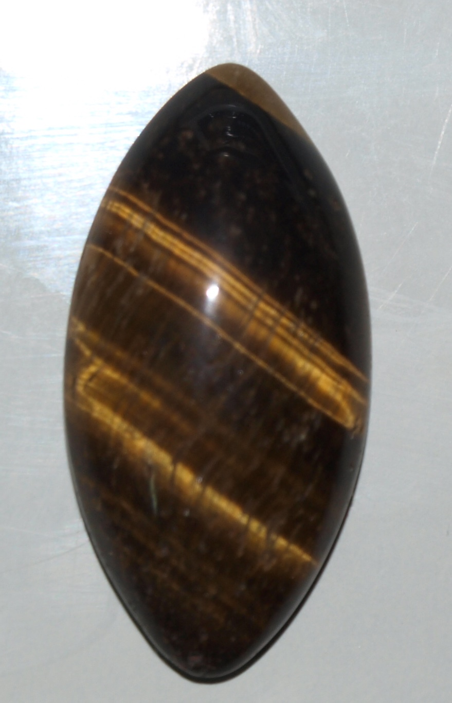 Stones from Uruguay - Tiger Eye Marquise Cabochon for Jewelry