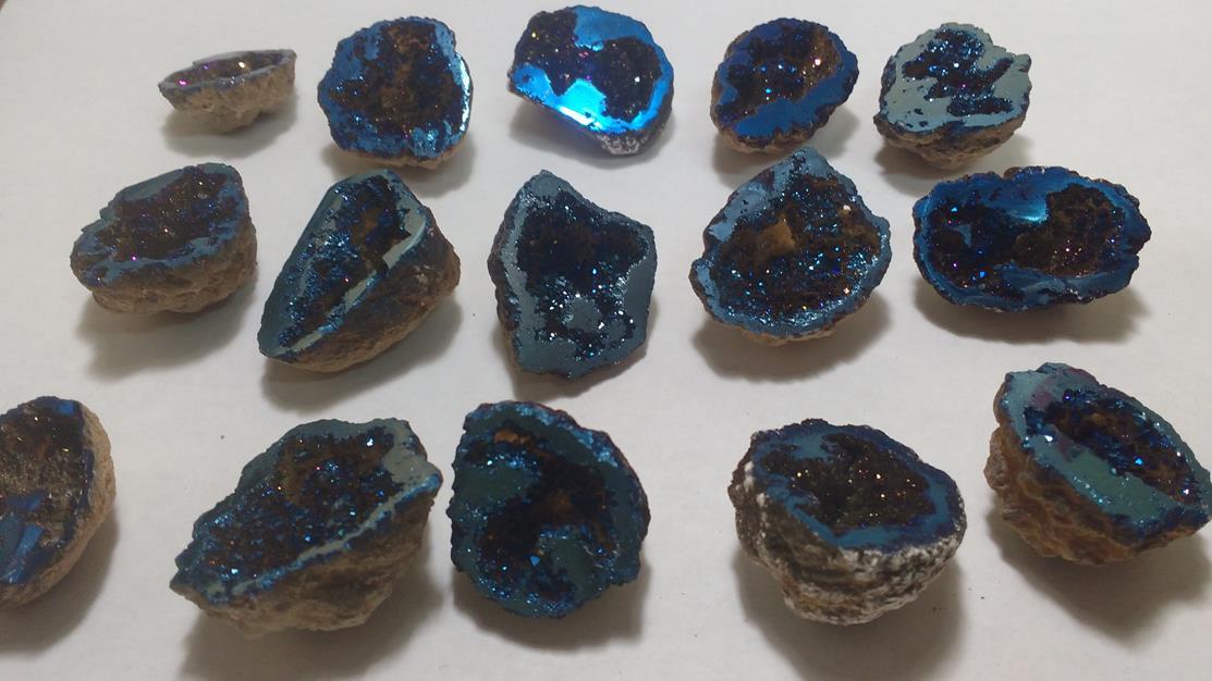 Stones from Uruguay - Cobalt Blue Titanium Aura Maroccan Oco 