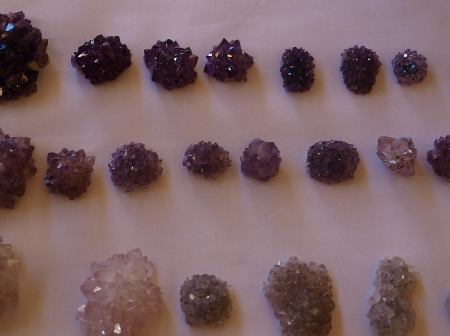 Stones from Uruguay - Amethyst Roses for Pendants