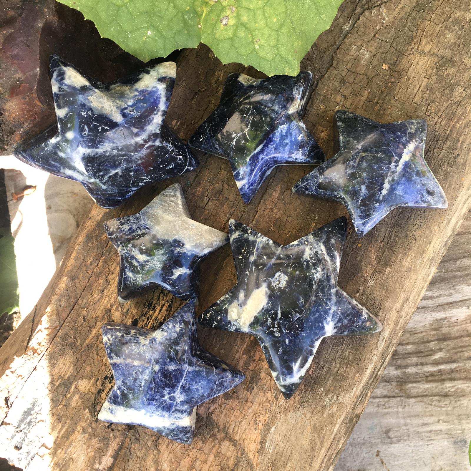Stones from Uruguay - Sodalite Star Cabochon from 7 to 10cm