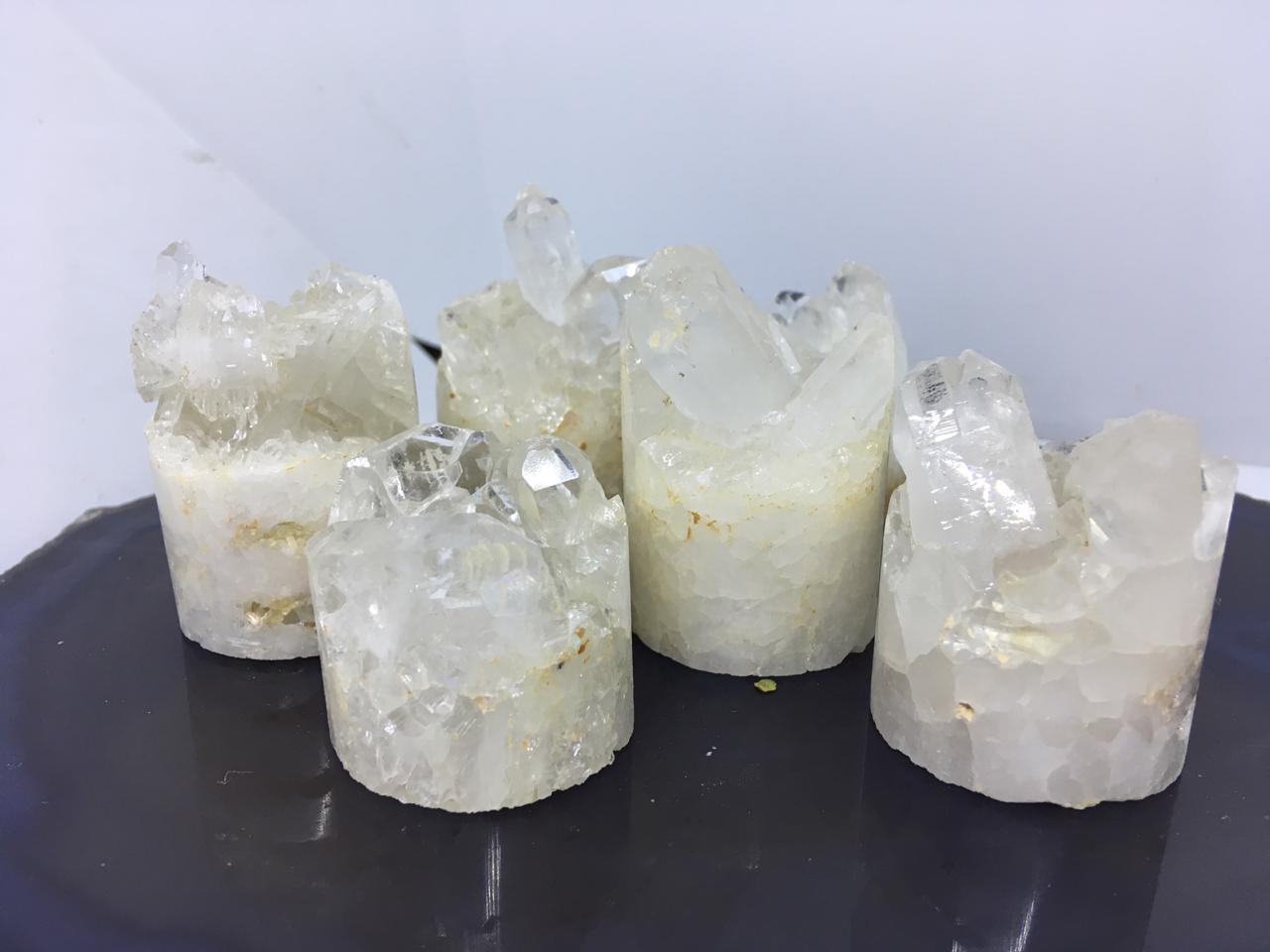 Stones from Uruguay - Clear Quartz Core / Cylinders