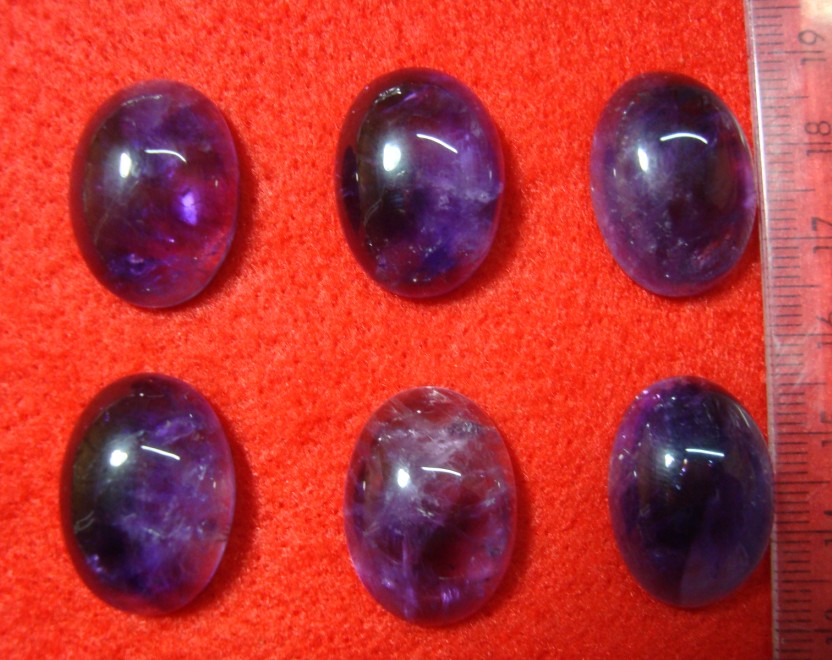 Stones from Uruguay - Amethyst Calibrated Cabochon