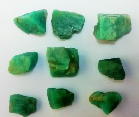 Stones from Uruguay - Raw Amazonite for Pendants
