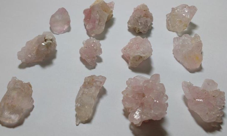 Stones from Uruguay - â€˜Canga Rosaâ€™ Rose Quartz Crystal