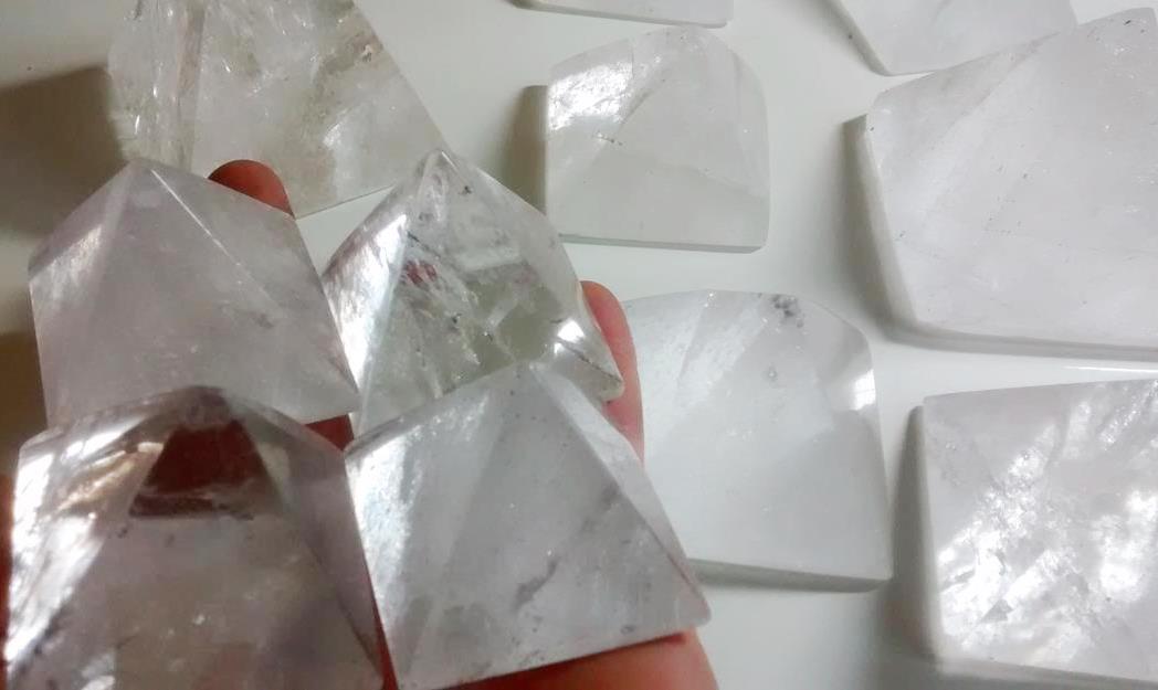 Stones from Uruguay - Clear Quartz Crystal Pyramid