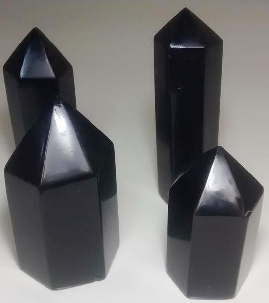 Stones from Uruguay - Black Obsidian Point for Gift and Decoration