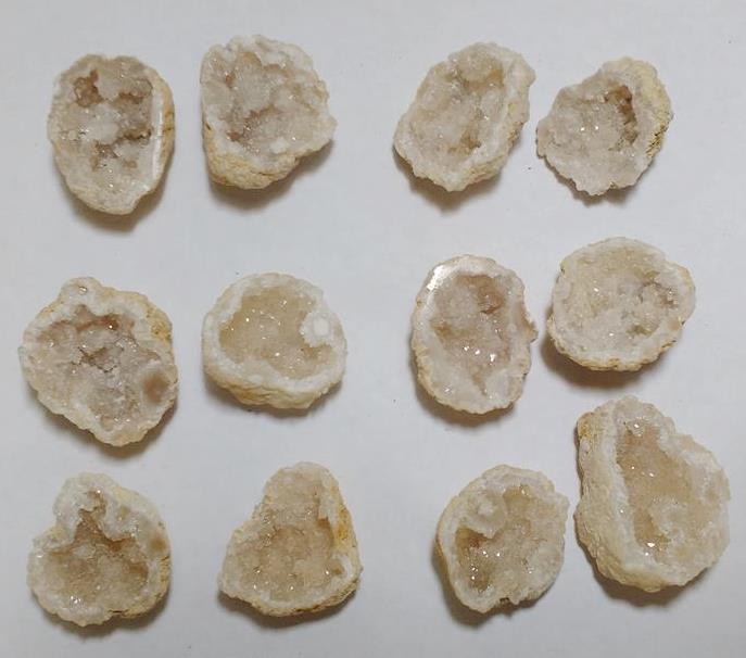 Stones from Uruguay - Natural Moroccan Quartz Crystal Geode