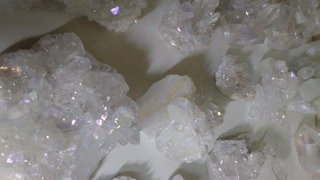 Stones from Uruguay - Light Angel Aura Quartz Crystal Druzy