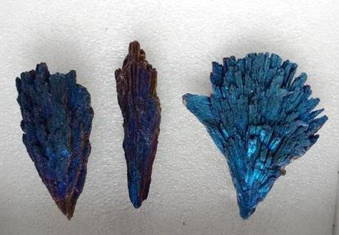 Stones from Uruguay - BLUE COBALT TITANIUM  AURA BLACK KYANITE FOR PENDANTS