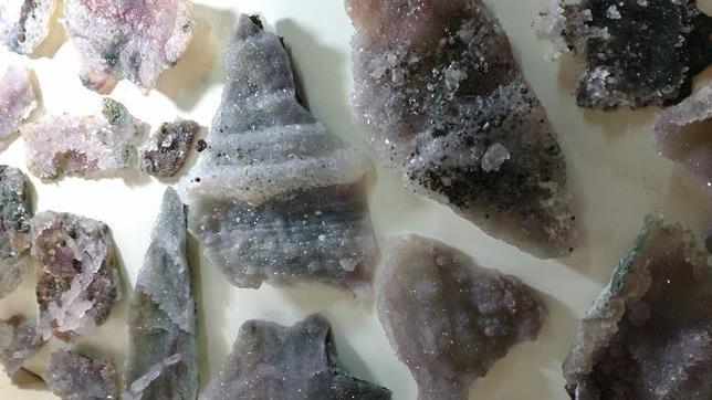 Stones from Uruguay - Amethyst Zeolite Specimens