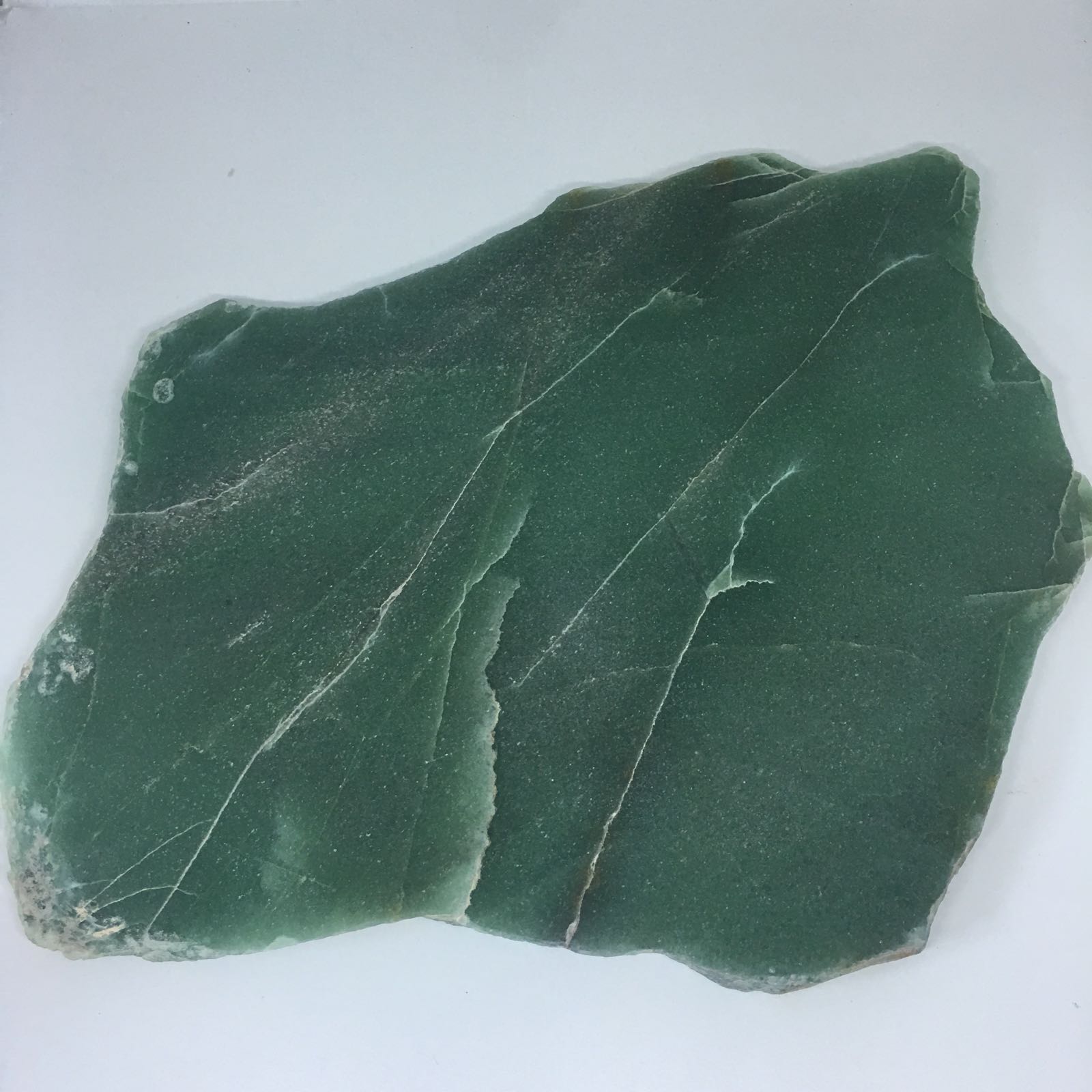 Stones from Uruguay - Green Quartz  Platter  for  Trivet or Table Centerpiece, Size from 23 to 30cm