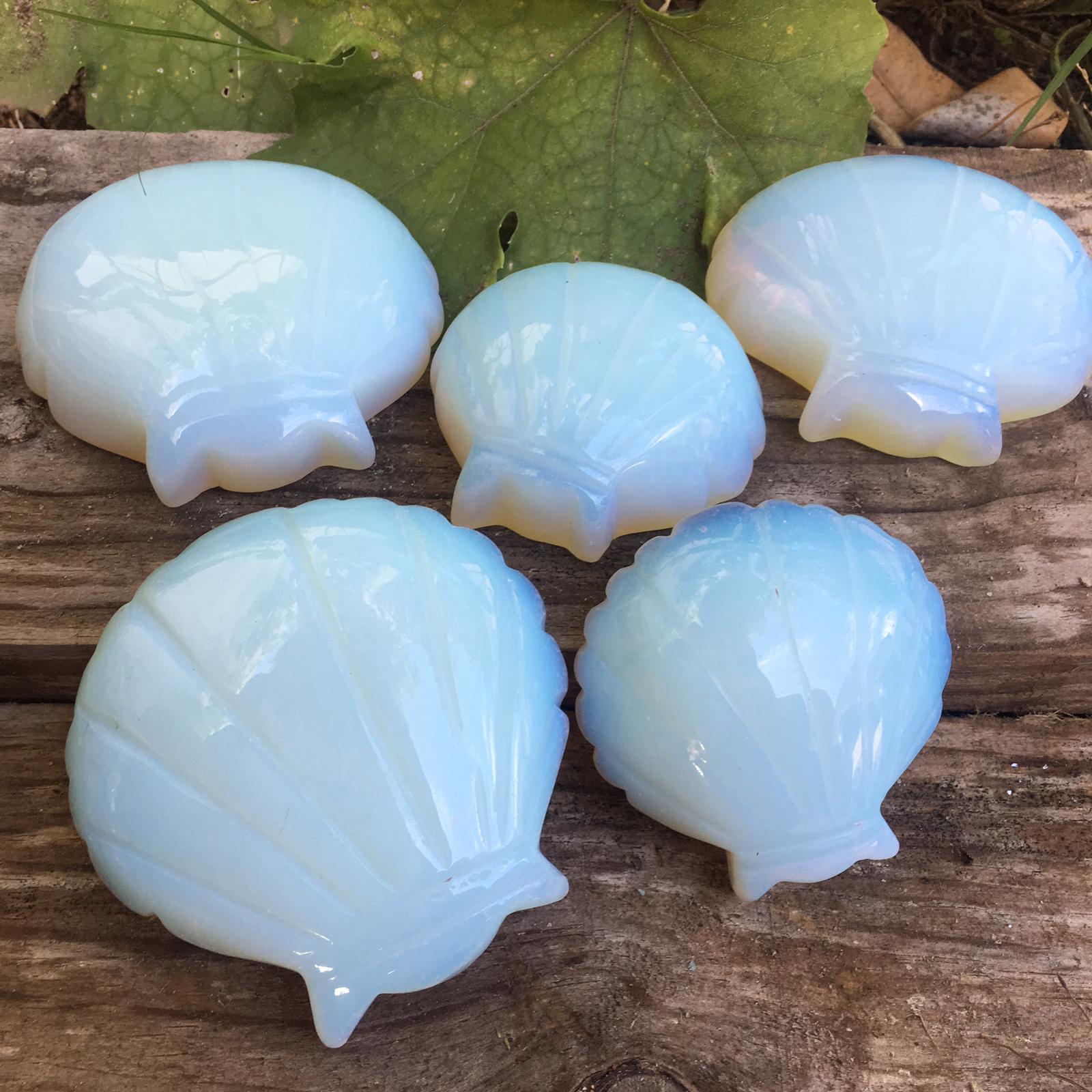 Stones from Uruguay - Opalite Shell Cabochons - Opaline Shell Cabochons