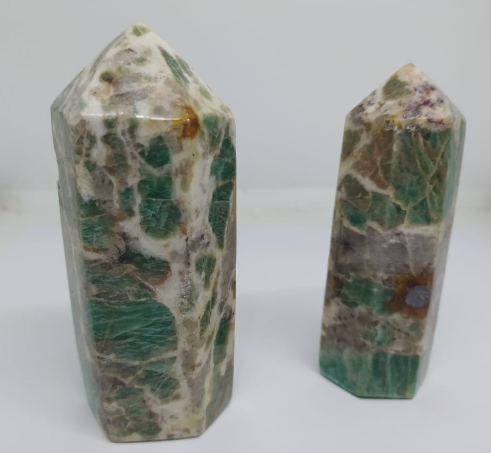 Stones from Uruguay - AMAZONITE POINTS - AMAZONITE TOWERS