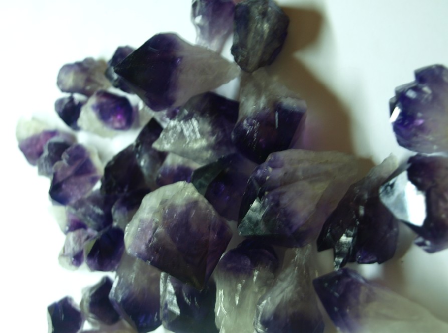 Stones from Uruguay - Natural Amethyst Unpolished Points