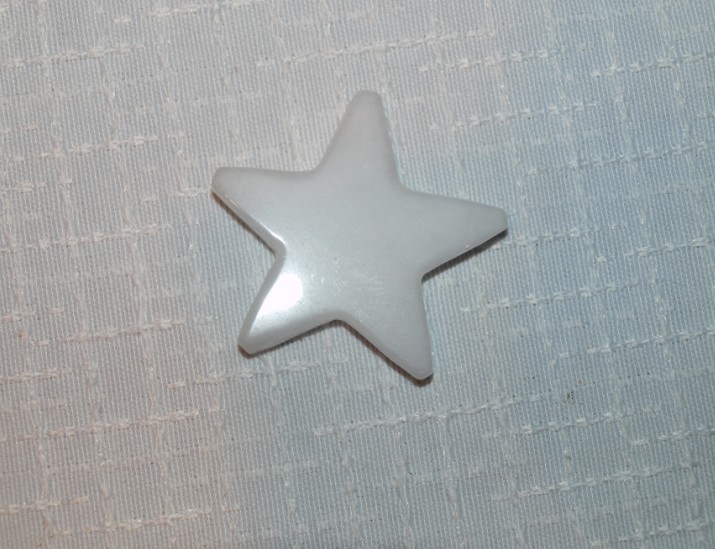 Stones from Uruguay - White Dolomite Star